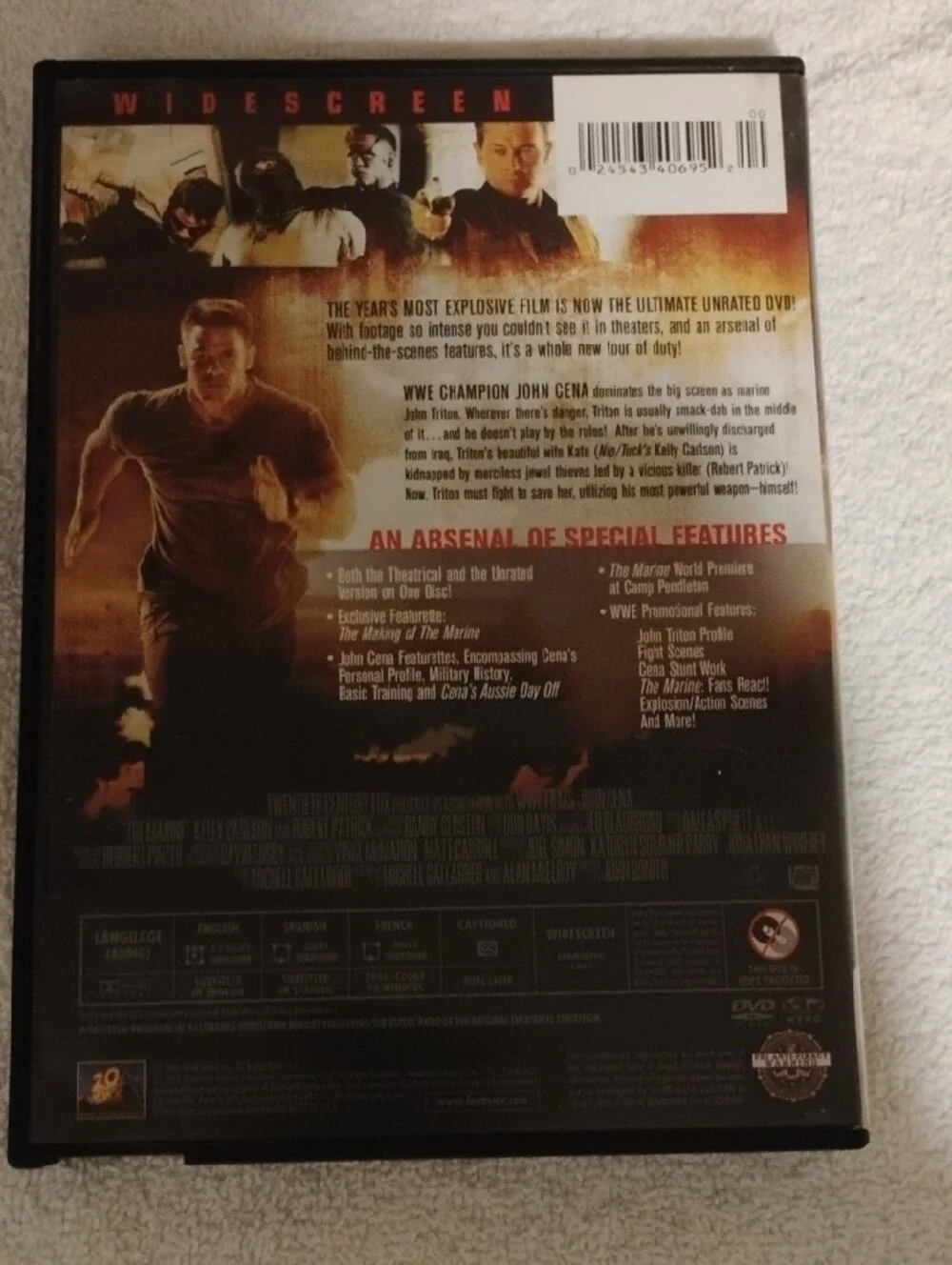Dvd The Marine With John Cena